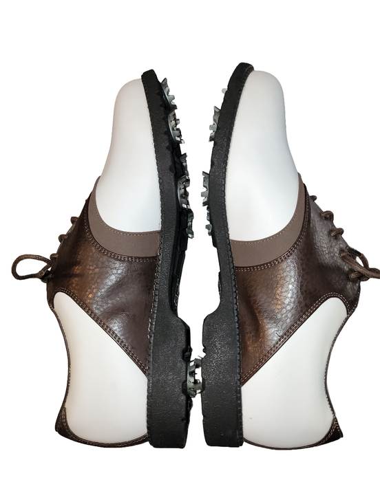 Nike Golf Waverly Last Men’s 7.5 Brown White Saddle Shoes NWOT Vintage main image 6